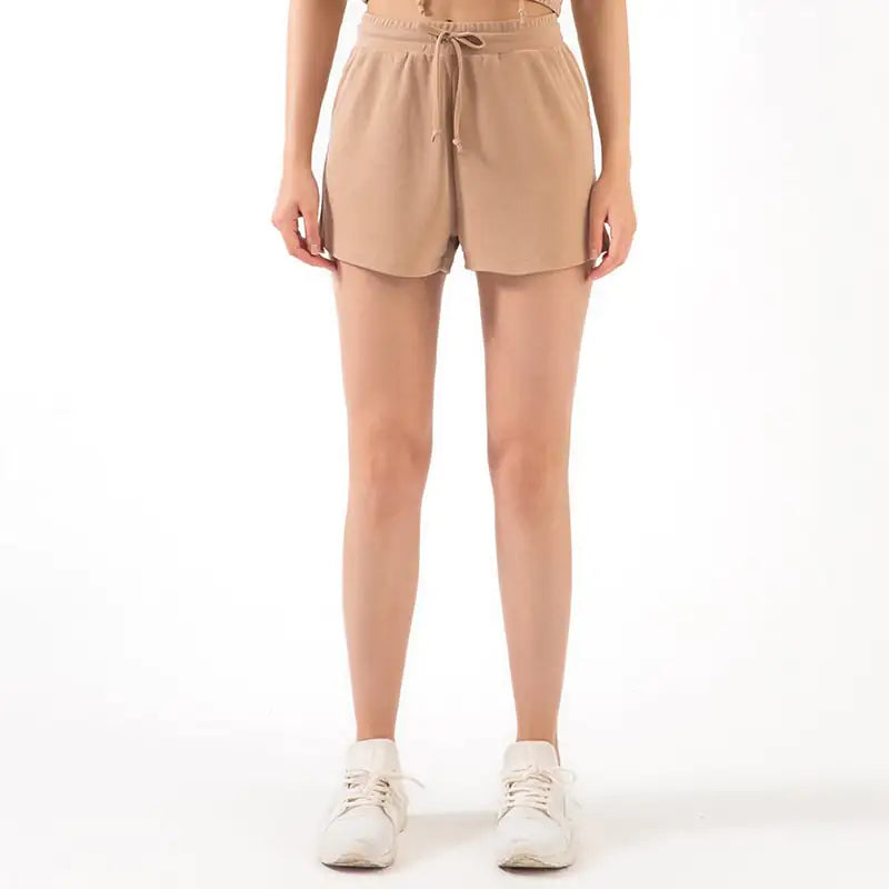 Spitze Weite Lockere Yoga Shorts für Damen Fitness