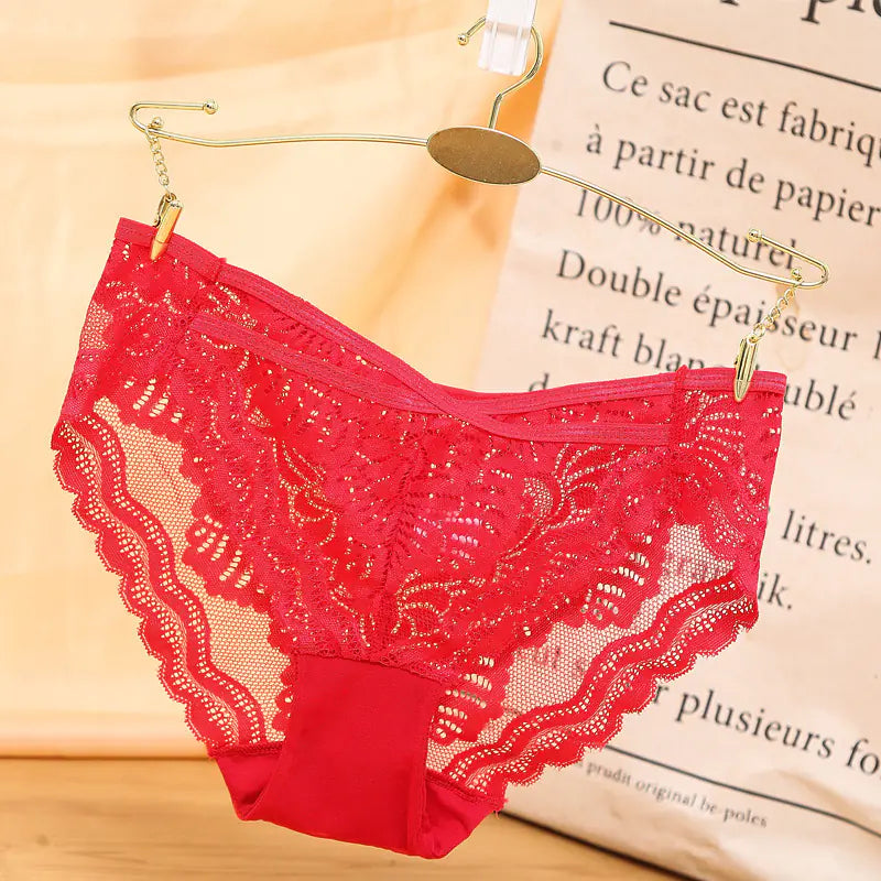 Niedrige Taille Sexy Spitze Damen Panties