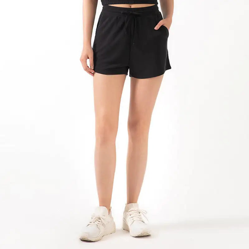 Spitze Weite Lockere Yoga Shorts für Damen Fitness