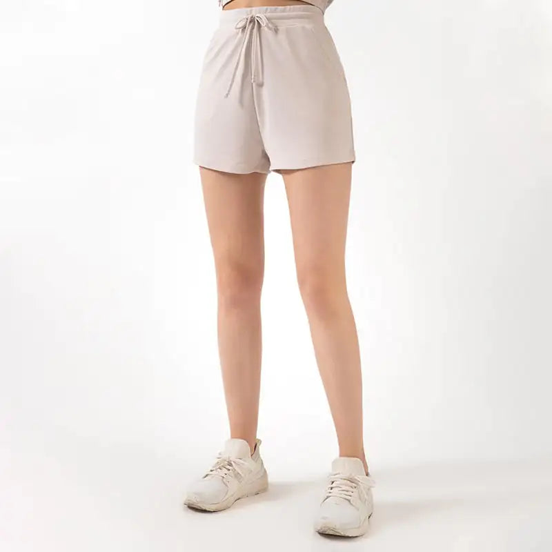 Spitze Weite Lockere Yoga Shorts für Damen Fitness