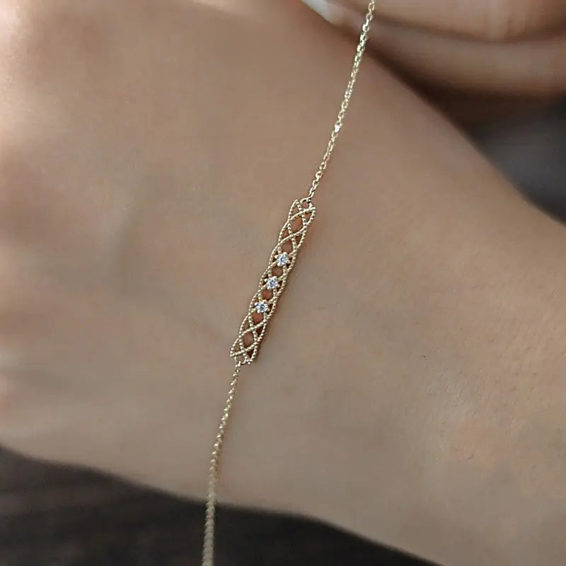 Sterling Silber Armband für einzigartigen weiblichen Stil