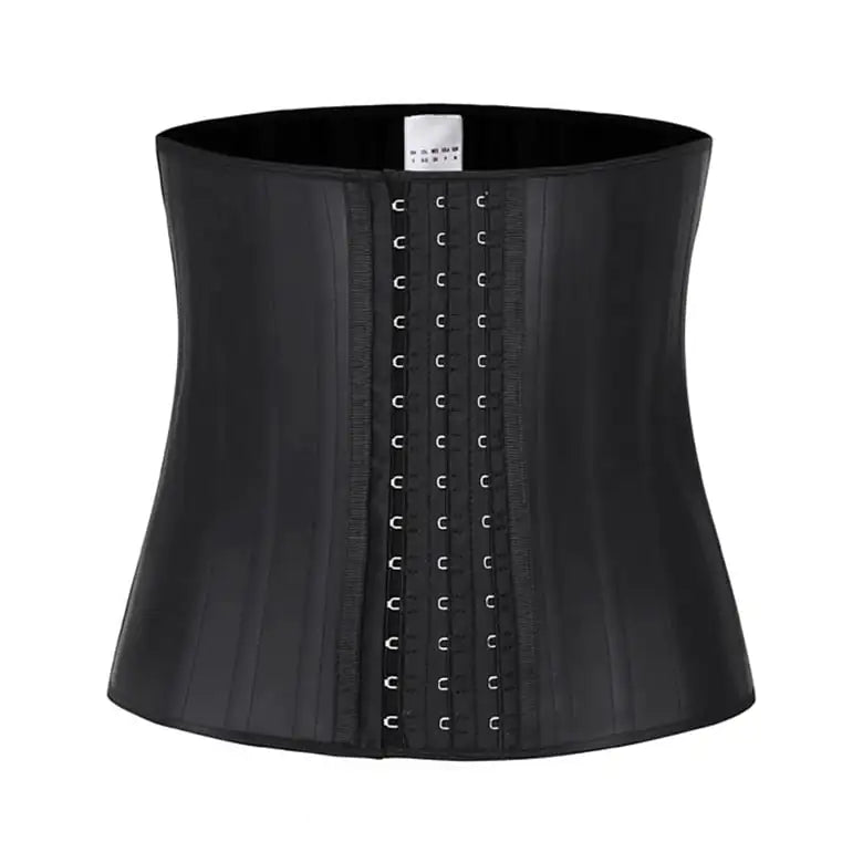 Damen Unterbrust Latex Sport Mieder mit 25 Stahlstäben
